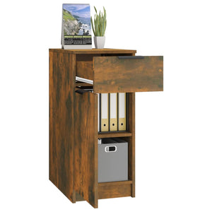 Schreibtisch-Schrank Räuchereiche 33,5x50x75cm