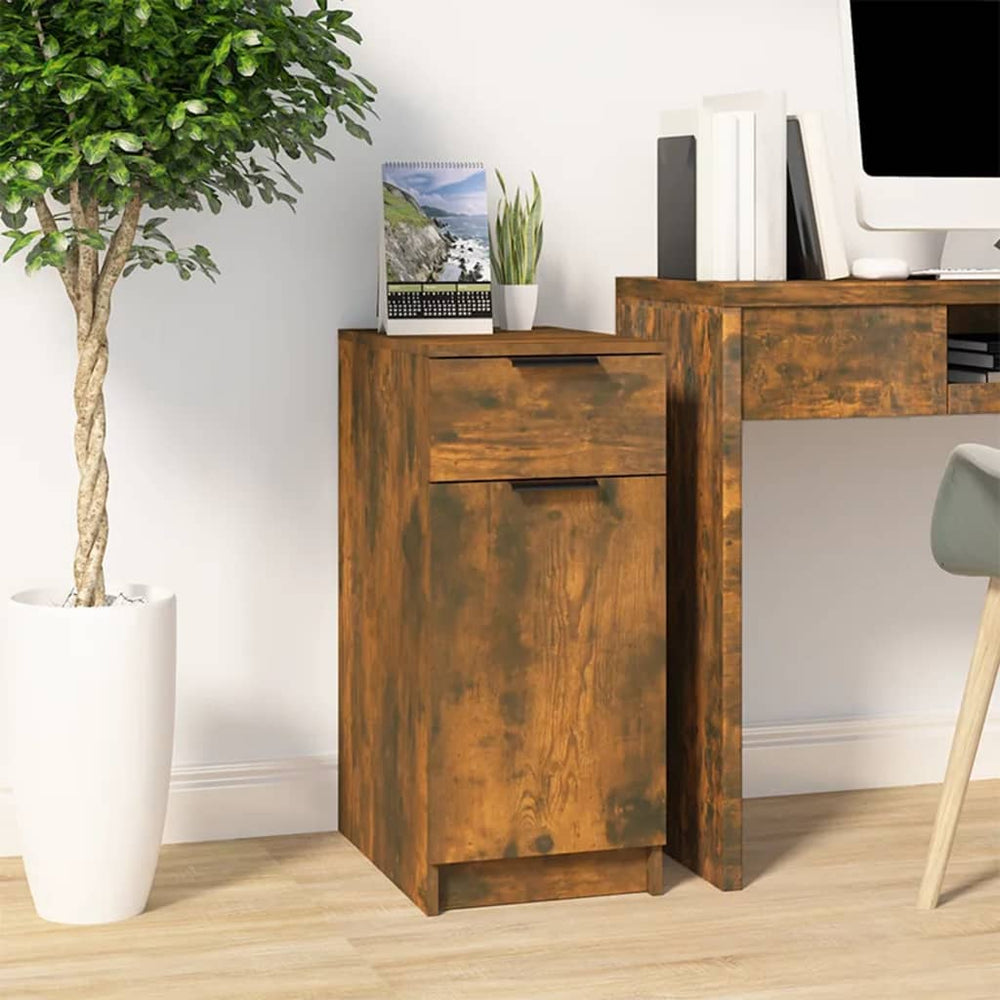 Schreibtisch-Schrank Räuchereiche 33,5x50x75cm