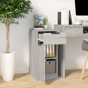 Schreibtischschrank Grau Sonoma 33,5x50x75 cm