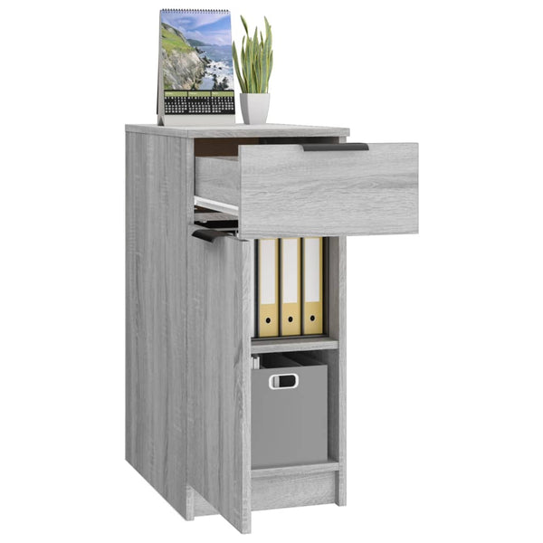 Schreibtischschrank Grau Sonoma 33,5x50x75 cm