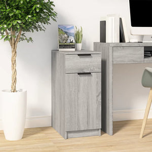 Schreibtischschrank Grau Sonoma 33,5x50x75 cm