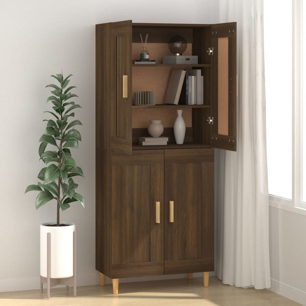 Sideboard Braun Eichen-Optik 69,5 cm