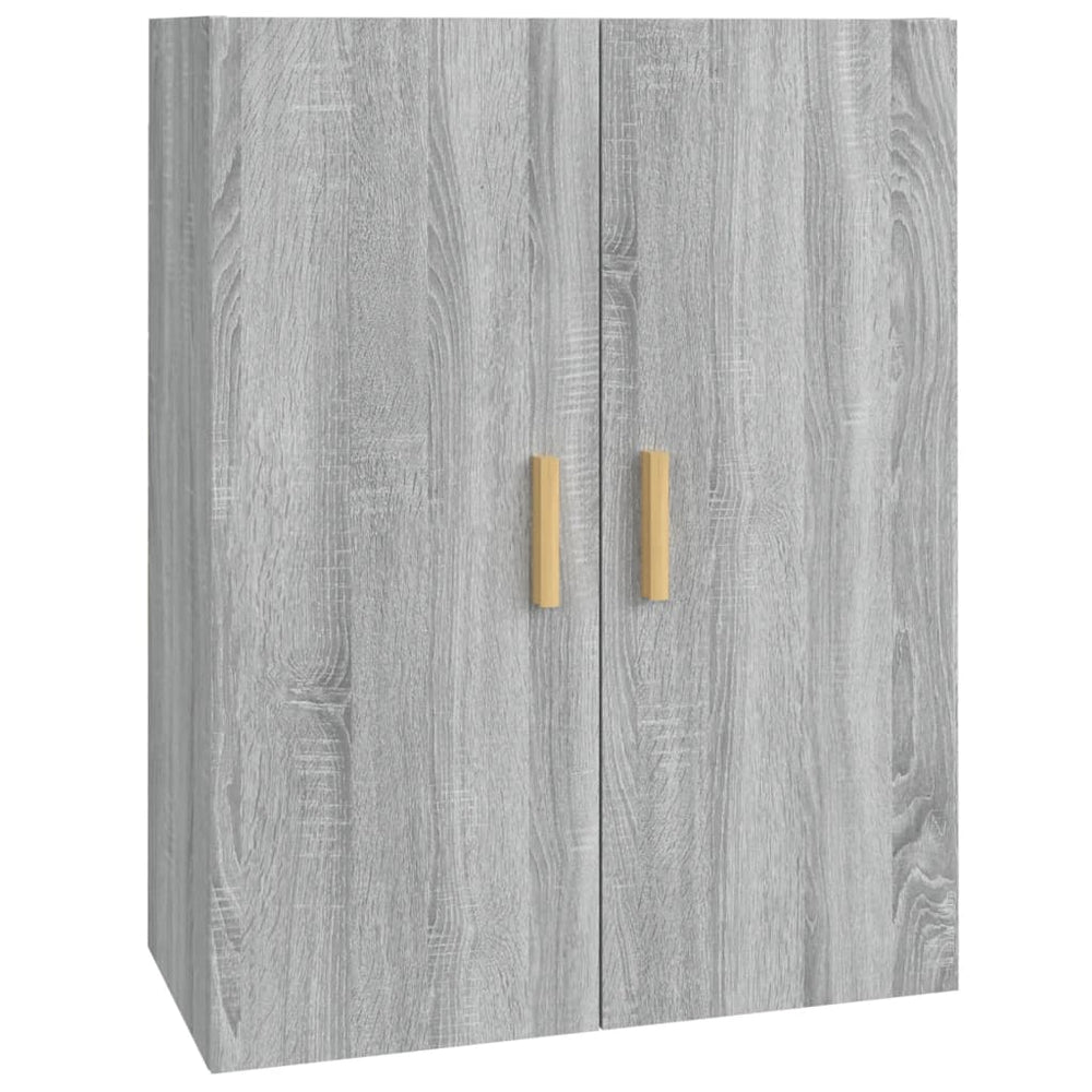 vidaXL Wall Cabinet Grey Sonoma 69.5x34x90 cm