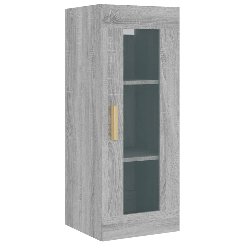 Hängeschrank Grau Sonoma 34,5x34x90 cm