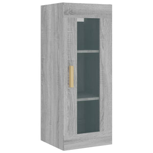 Hängeschrank Grau Sonoma 34,5x34x90 cm