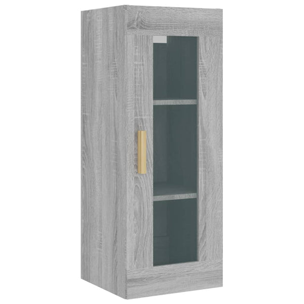Hängeschrank Grau Sonoma 34,5x34x90 cm