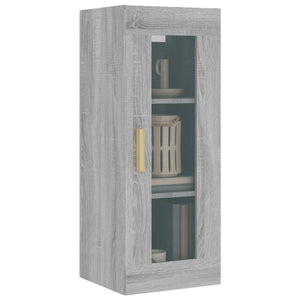 Hängeschrank Grau Sonoma 34,5x34x90 cm