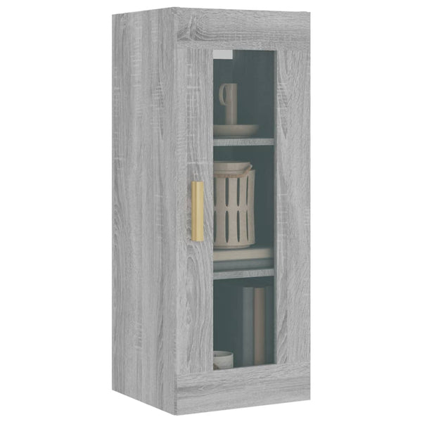 Hängeschrank Grau Sonoma 34,5x34x90 cm