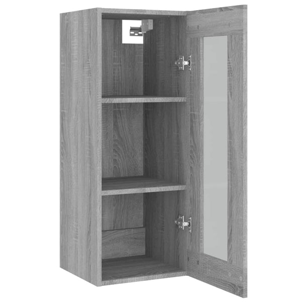 Hängeschrank Grau Sonoma 34,5x34x90 cm