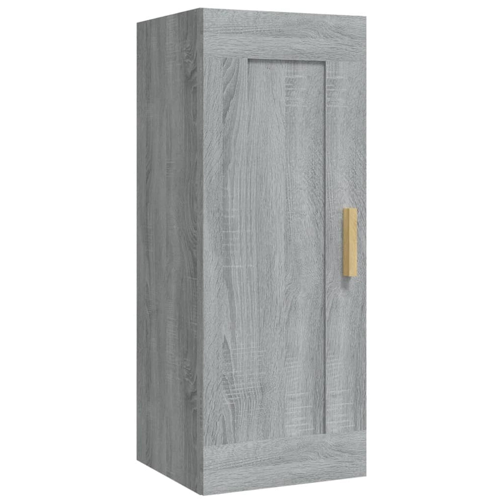 Wandschrank Grau Sonoma 35x34x90 cm