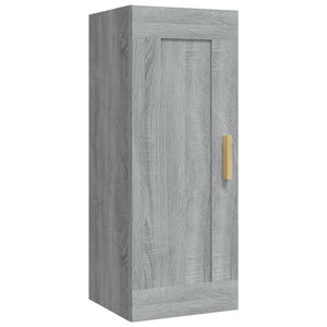 Wandschrank Grau Sonoma 35x34x90 cm