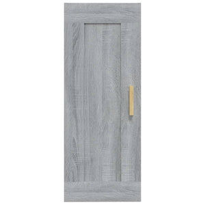 Wandschrank Grau Sonoma 35x34x90 cm