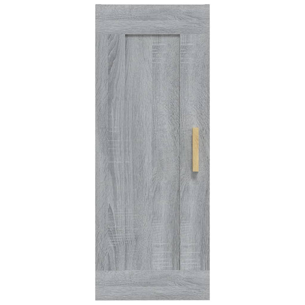 Wandschrank Grau Sonoma 35x34x90 cm