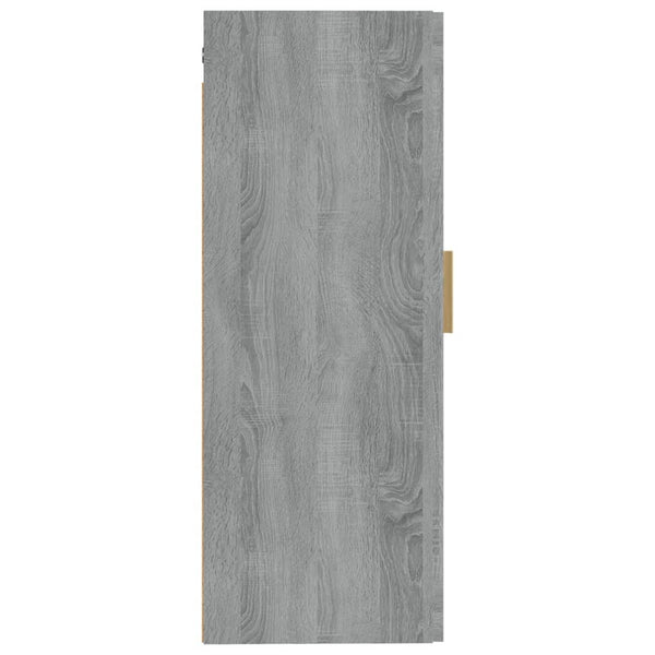 Wandschrank Grau Sonoma 35x34x90 cm