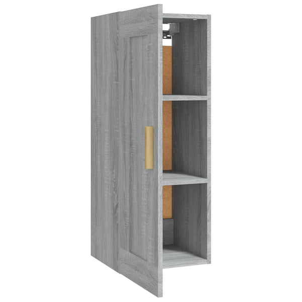 Wandschrank Grau Sonoma 35x34x90 cm