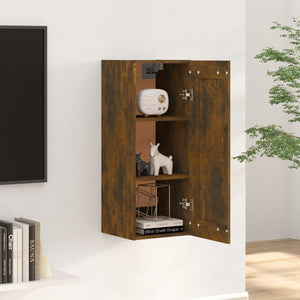 Hängeschrank Räuchereiche 35x34x90 cm