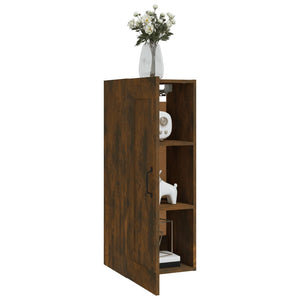 Hängeschrank Räuchereiche 35x34x90 cm