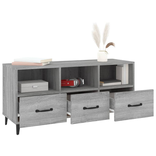 TV-Schrank Grau Sonoma 102 cm