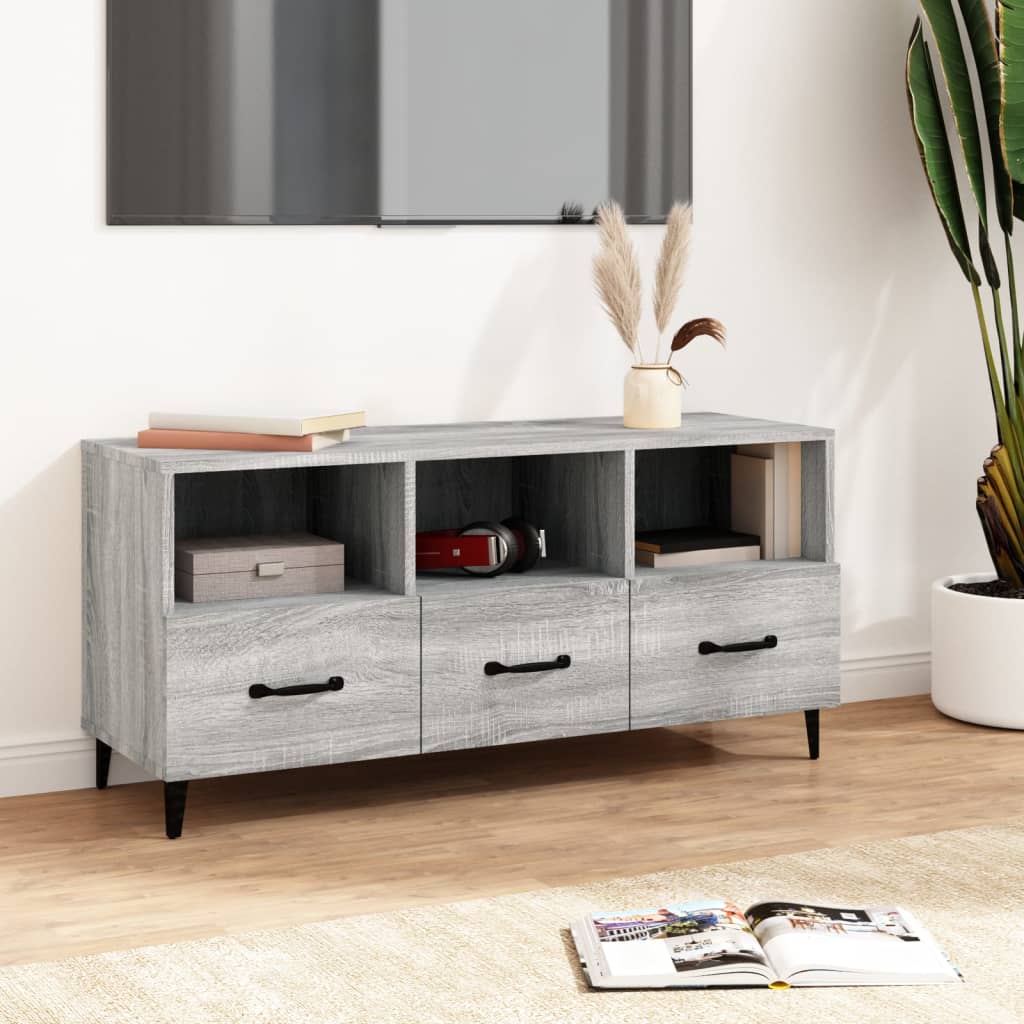 TV-Schrank Grau Sonoma 102 cm