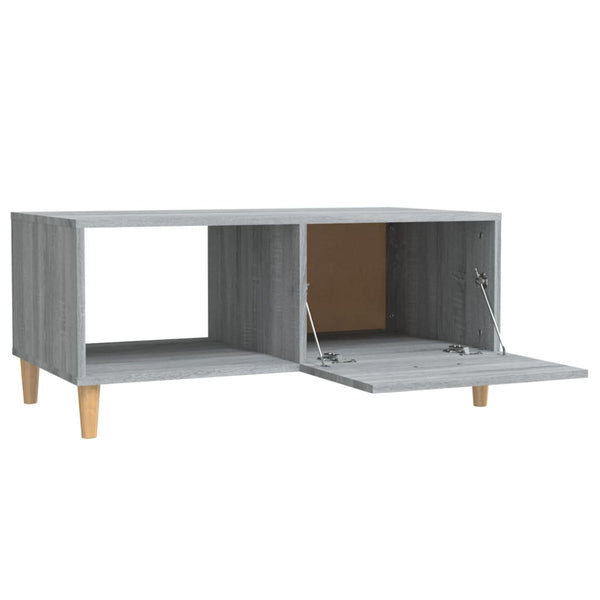 Couchtisch Grau Sonoma 89,5x50x40 cm