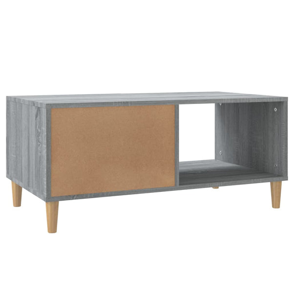 Couchtisch Grau Sonoma 89,5x50x40 cm