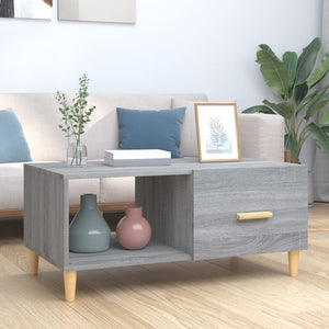 Couchtisch Grau Sonoma 89,5x50x40 cm