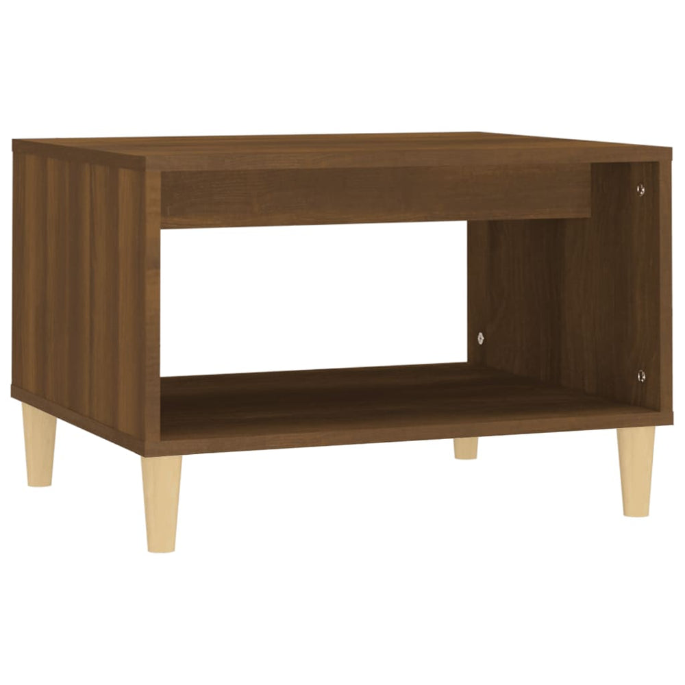 vidaXL Coffee Table Brown Oak-look 60x50x40 cm Engineered Wood