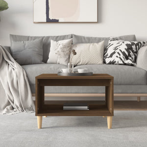 Couchtisch Braun Eichen-Optik 60x50 cm