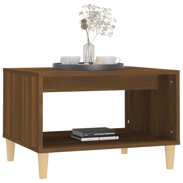 Couchtisch Braun Eichen-Optik 60x50 cm