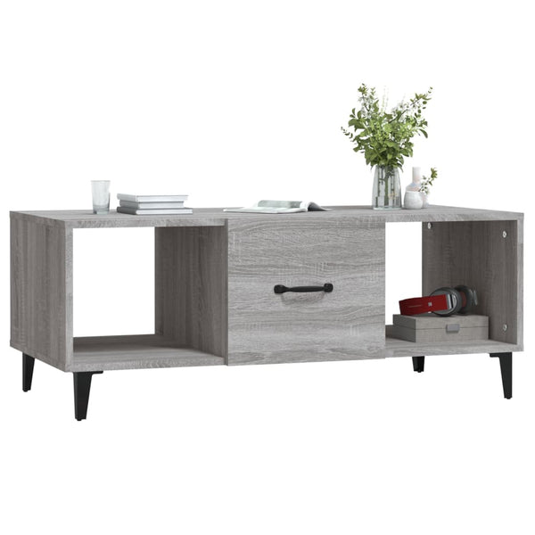 Couchtisch Grau Sonoma 102x50 cm