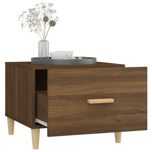 Couchtisch Braun Eiche 50x50 cm