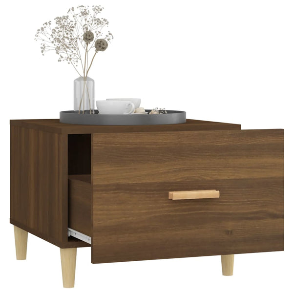 Couchtisch Braun Eiche 50x50 cm