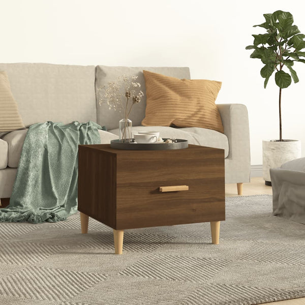 Couchtisch Braun Eiche 50x50 cm