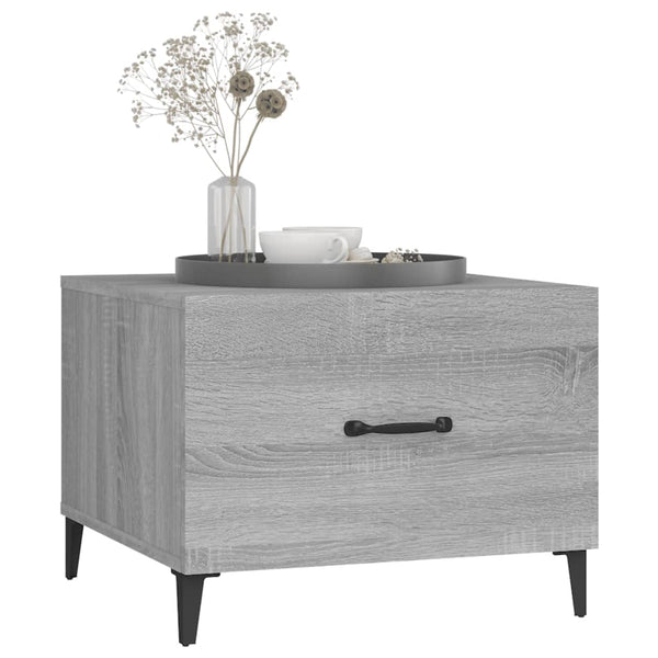 Couchtisch Grau Sonoma 50x50 cm