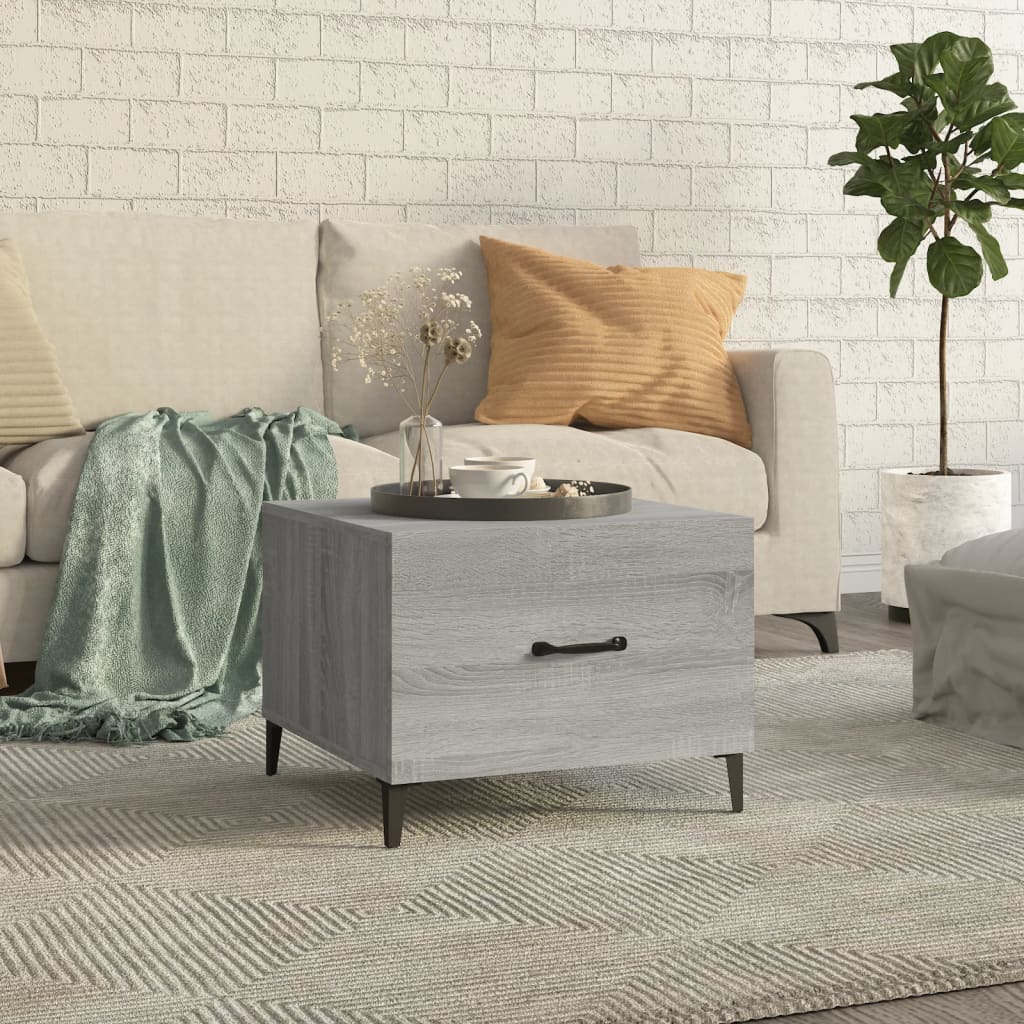 Couchtisch Grau Sonoma 50x50 cm