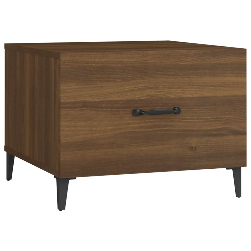 Couchtisch Eichenoptik Braun 50x50 cm
