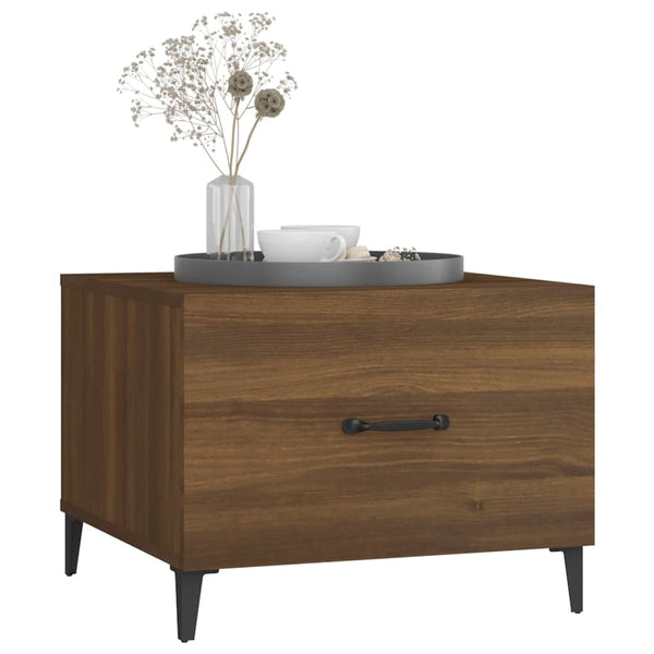 Couchtisch Eichenoptik Braun 50x50 cm