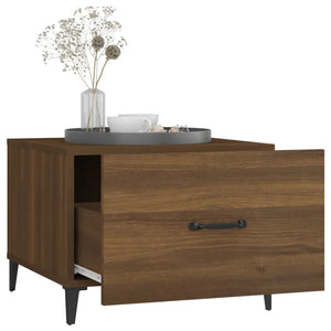 Couchtisch Eichenoptik Braun 50x50 cm