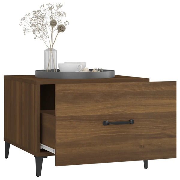 Couchtisch Eichenoptik Braun 50x50 cm