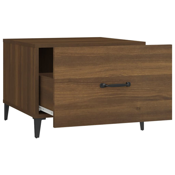 Couchtisch Eichenoptik Braun 50x50 cm