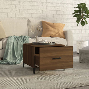 2er Set Couchtische Braun Eichenoptik