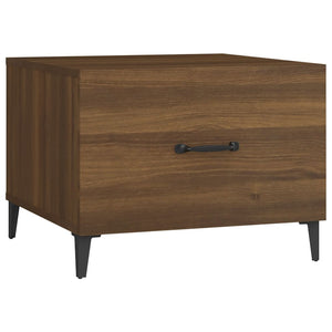 2er Set Couchtische Braun Eichenoptik