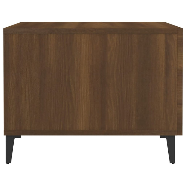 2er Set Couchtische Braun Eichenoptik