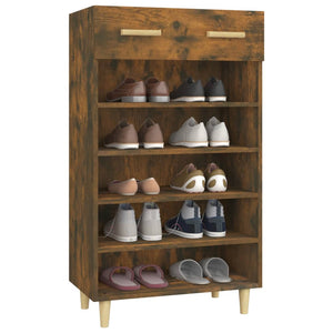 Schuhschrank Räuchereiche 60x35x105 cm