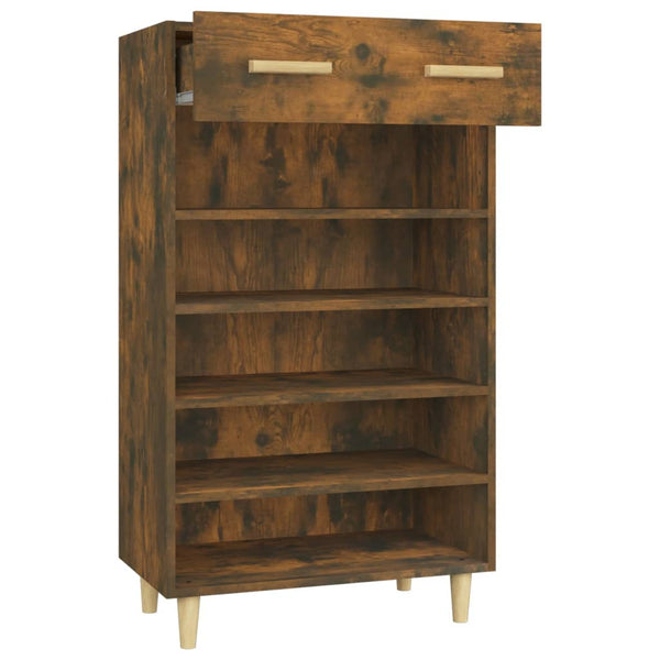 Schuhschrank Räuchereiche 60x35x105 cm