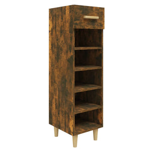 Schuhschrank Räuchereiche 30x35x105 cm