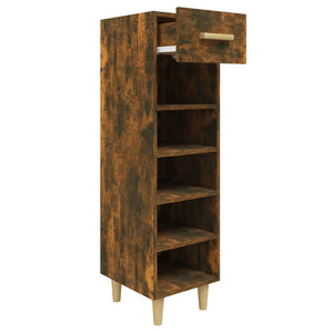 Schuhschrank Räuchereiche 30x35x105 cm