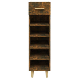 Schuhschrank Räuchereiche 30x35x105 cm