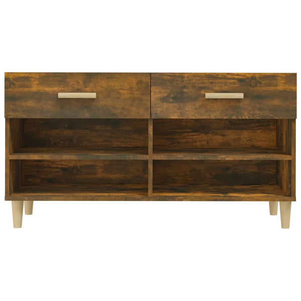 Schuhschrank Räuchereiche 102 cm