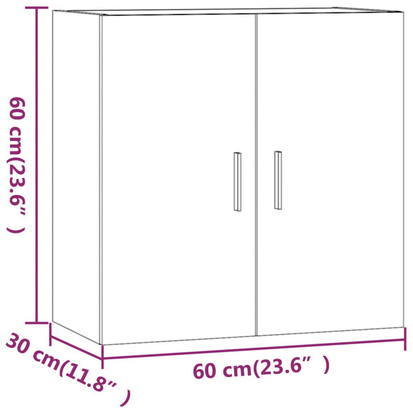 Wandschrank Grau Sonoma 60x60 cm